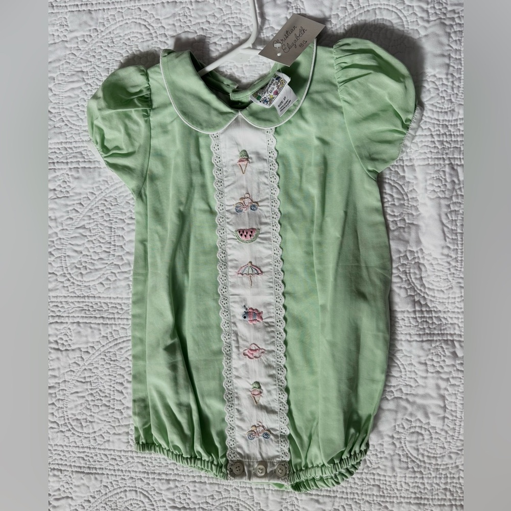 NWT Christian Elizabeth & Co Beach Club bubble 2T mint